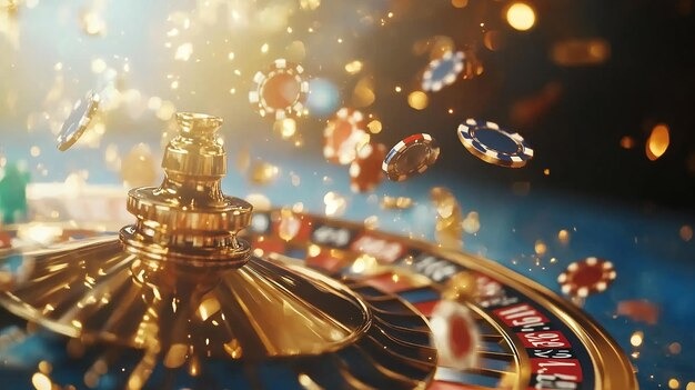 Texas Hold'em Bonus betting interface showing player decisions and community cards on cempakaslot